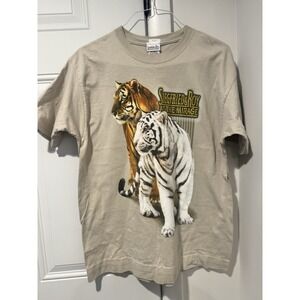 VTG Siegfried And Roy Mens Shirt At The Mirage Las Vegas Tigers 90s Size L